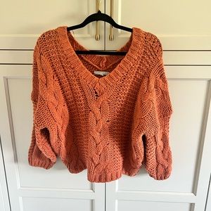 Orange sweater